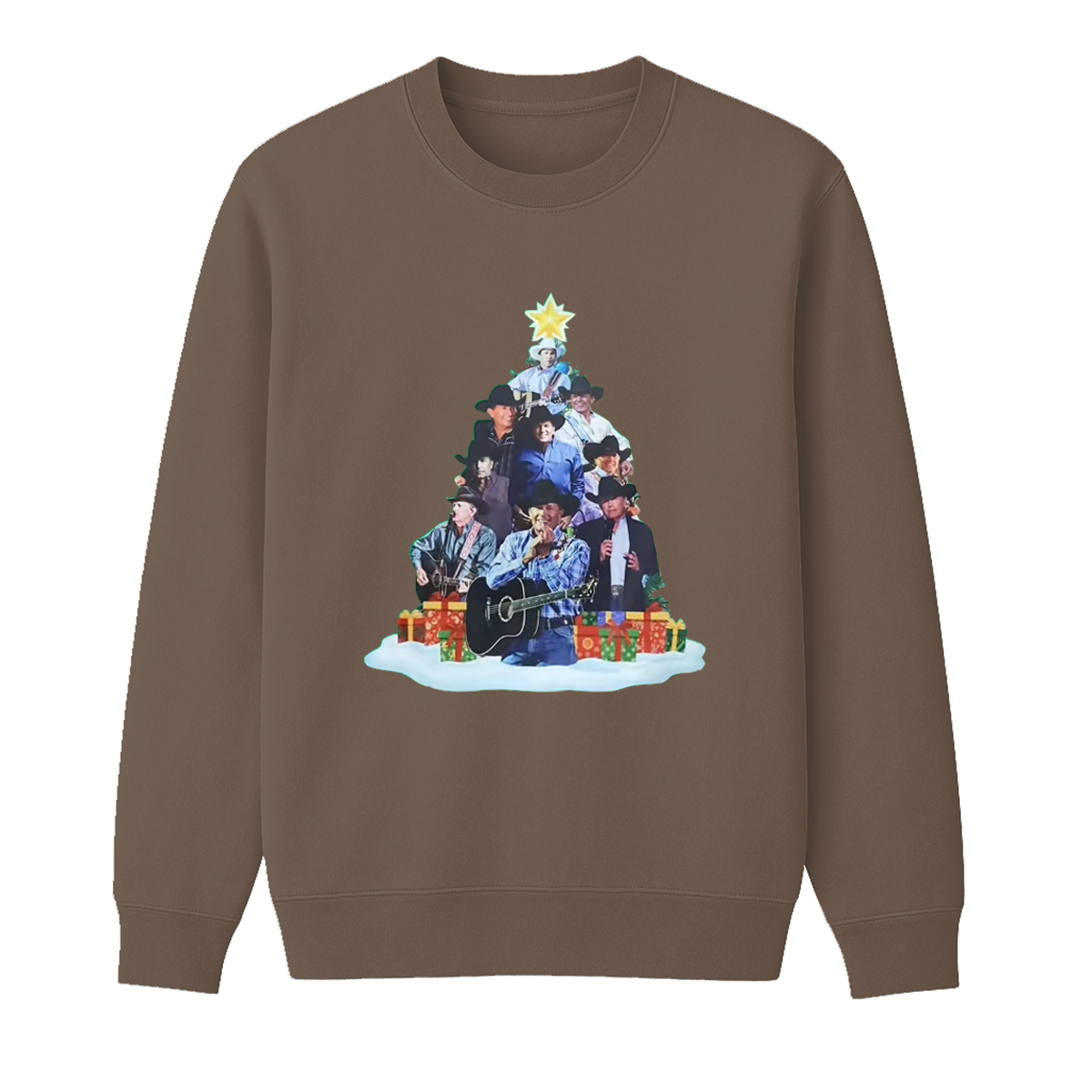 George Strait Unisex Cotton Creneck Sweatshirt