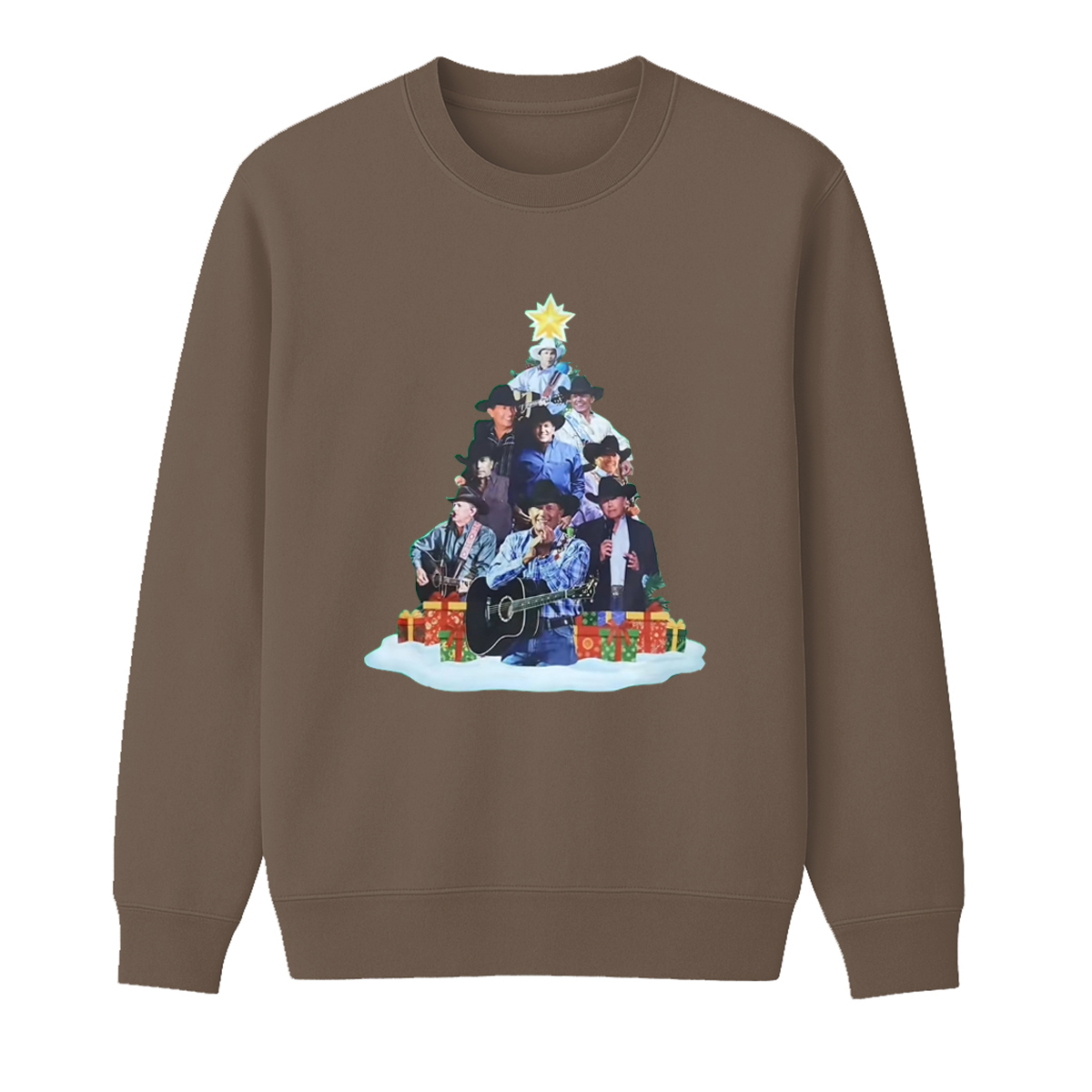 George Strait Unisex Cotton Creneck Sweatshirt