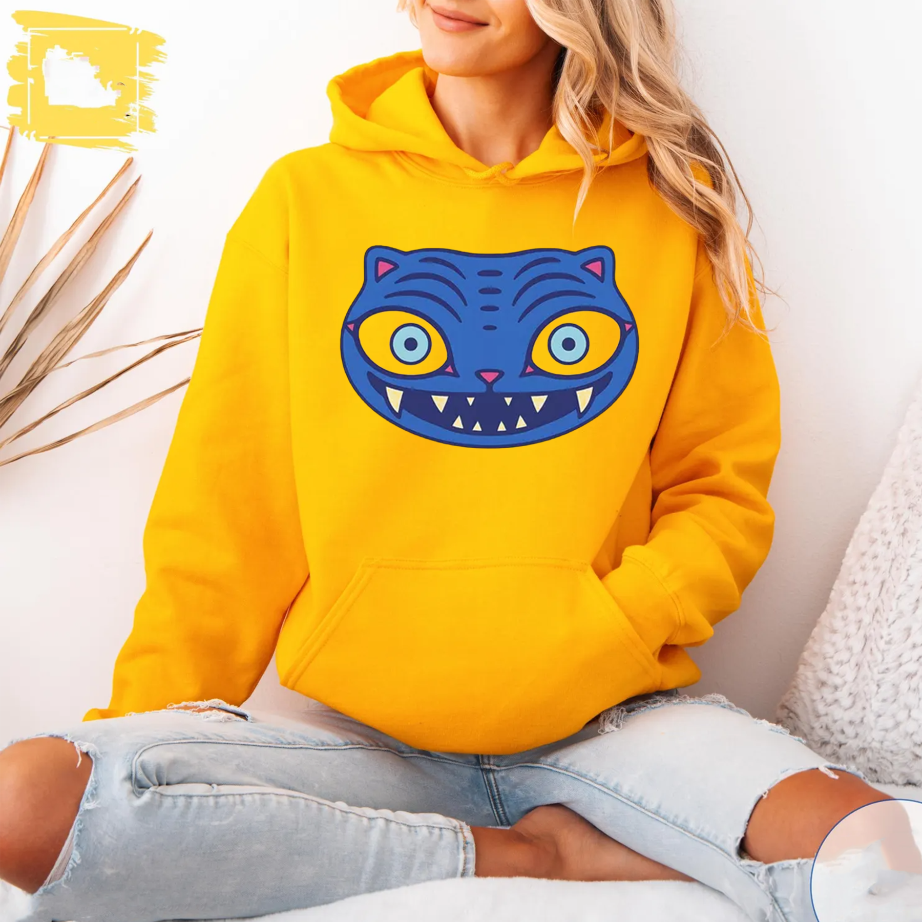 Demon Hunter Tiger Derpy Unisex T-shirt/Crewneck/Hoodie