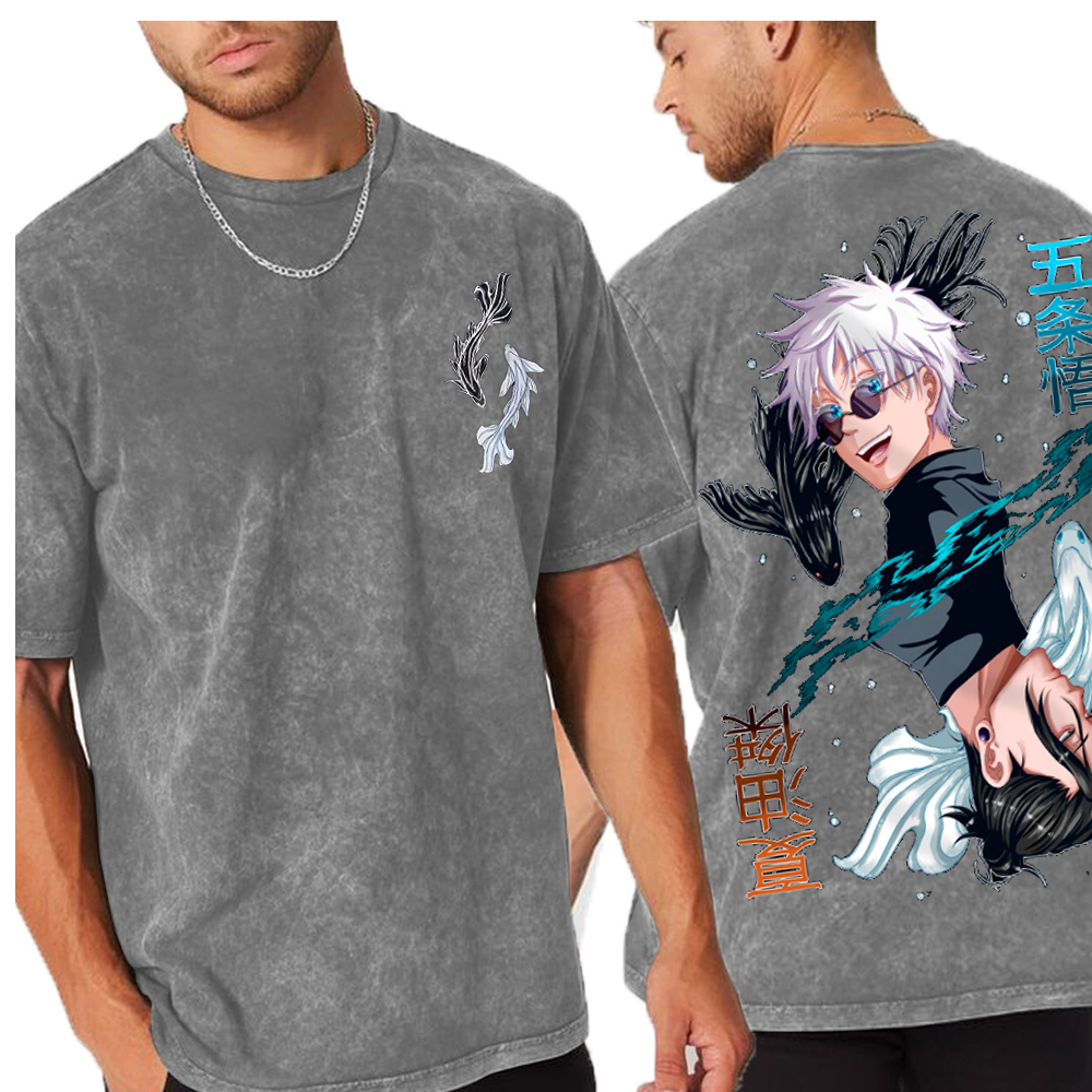 Gojo Satoru Geto Suguru Unisex Washed T-Shirt