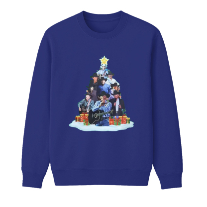 George Strait Unisex Cotton Creneck Sweatshirt