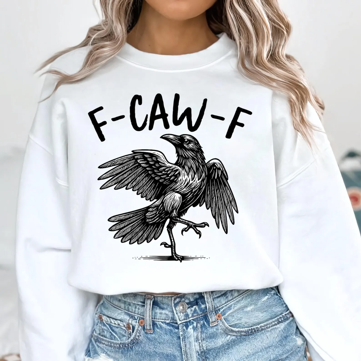 F-Caw-F Funny Crow Unisex T-shirt/Crewneck/Hoodie
