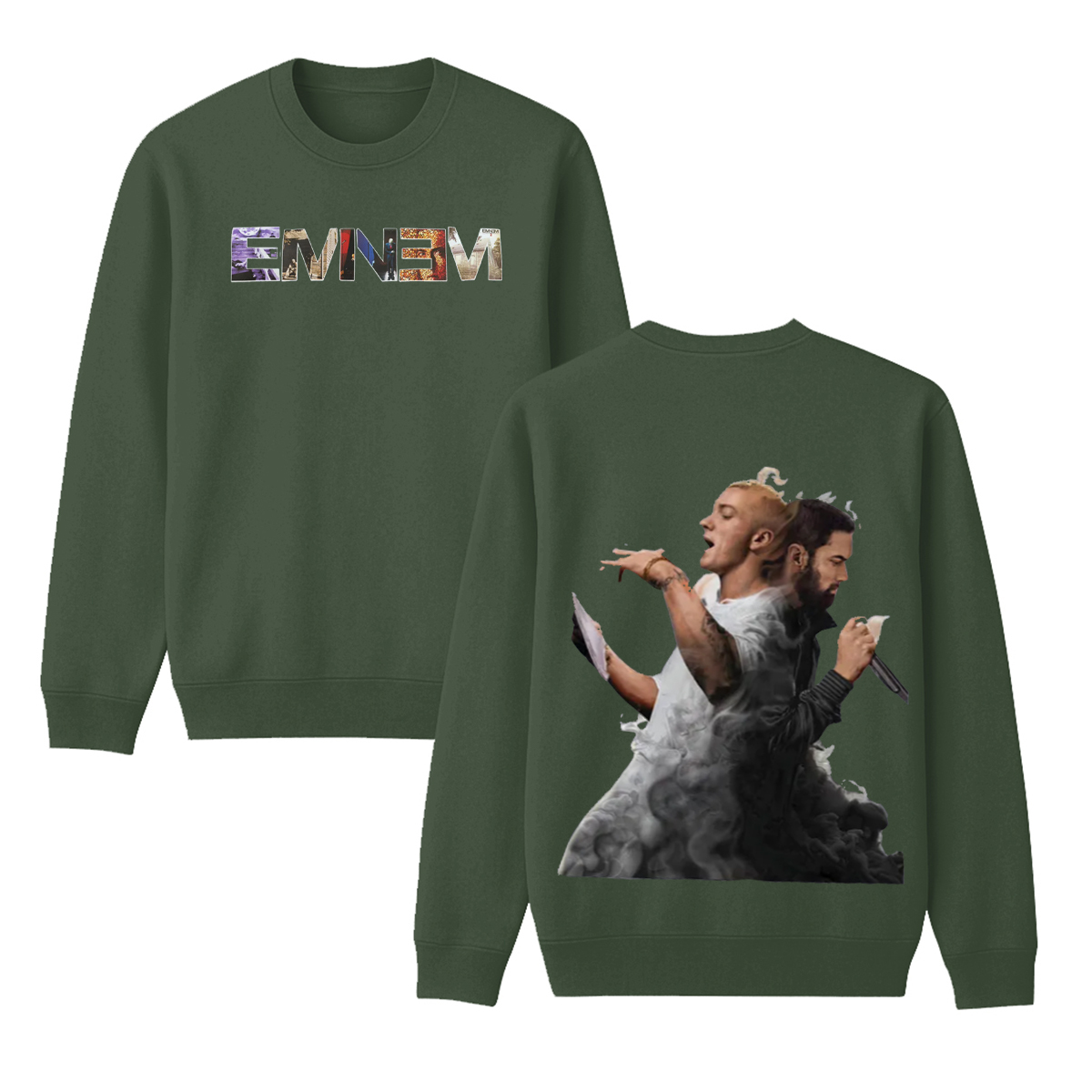Eminem Unisex Cotton Creneck Sweatshirt