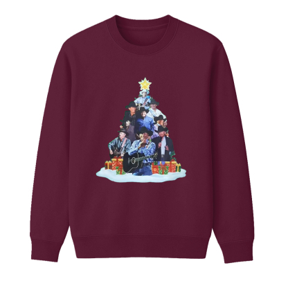 George Strait Unisex Cotton Creneck Sweatshirt