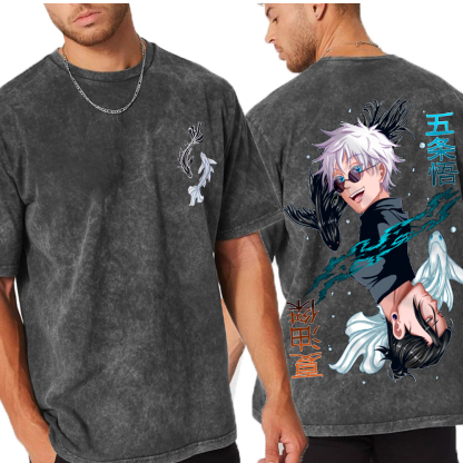Gojo Satoru Geto Suguru Unisex Washed T-Shirt