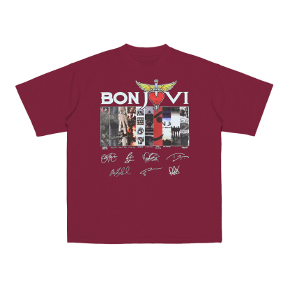 Bon Jovi Cotton Unisex T-shirt