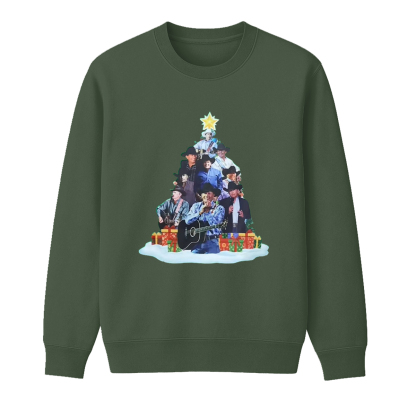 George Strait Unisex Cotton Creneck Sweatshirt