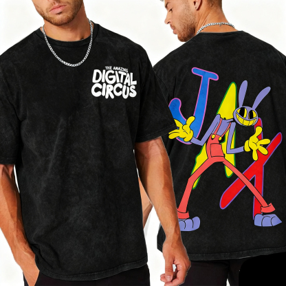 The Amazing Digital Circus Jax Mineral Washed Unisex T-Shirt