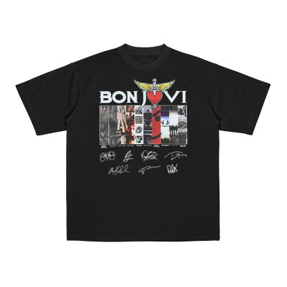 Bon Jovi Cotton Unisex T-shirt