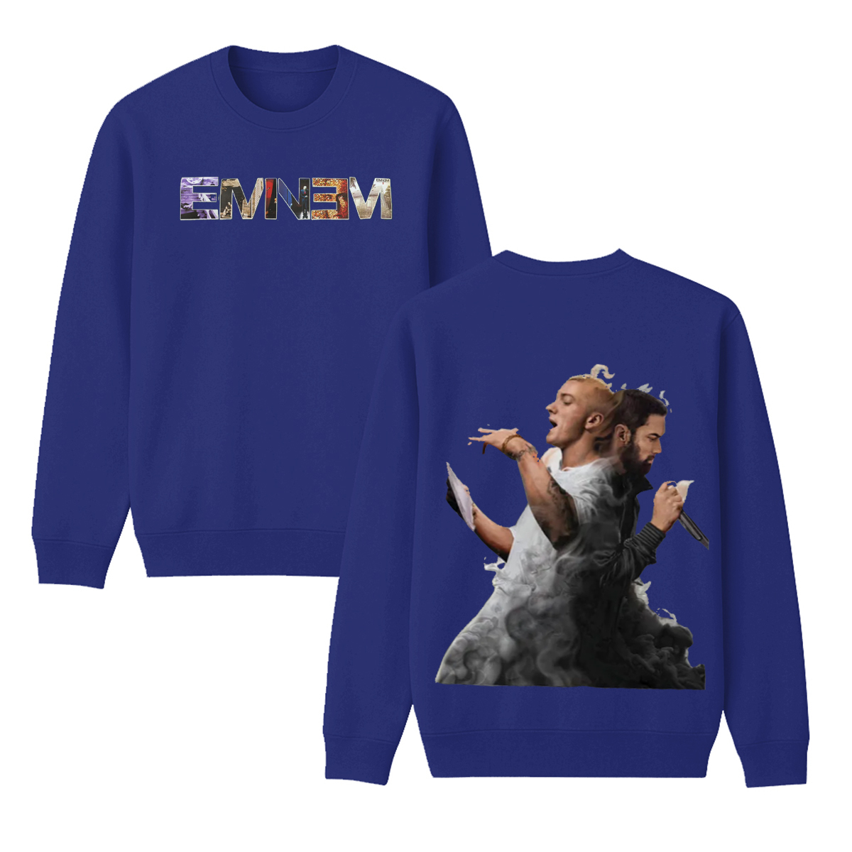 Eminem Unisex Cotton Creneck Sweatshirt
