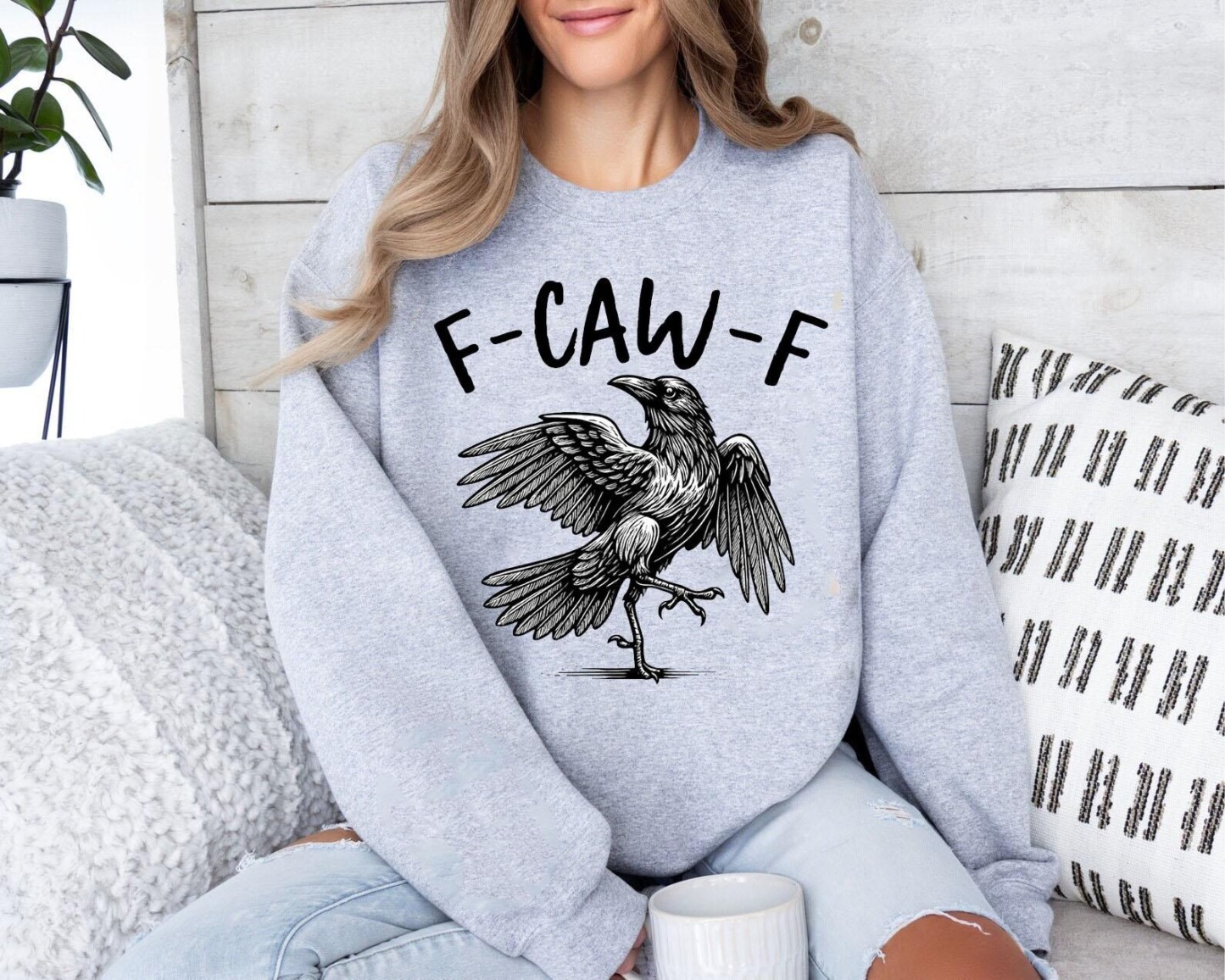 F-Caw-F Funny Crow Unisex T-shirt/Crewneck/Hoodie