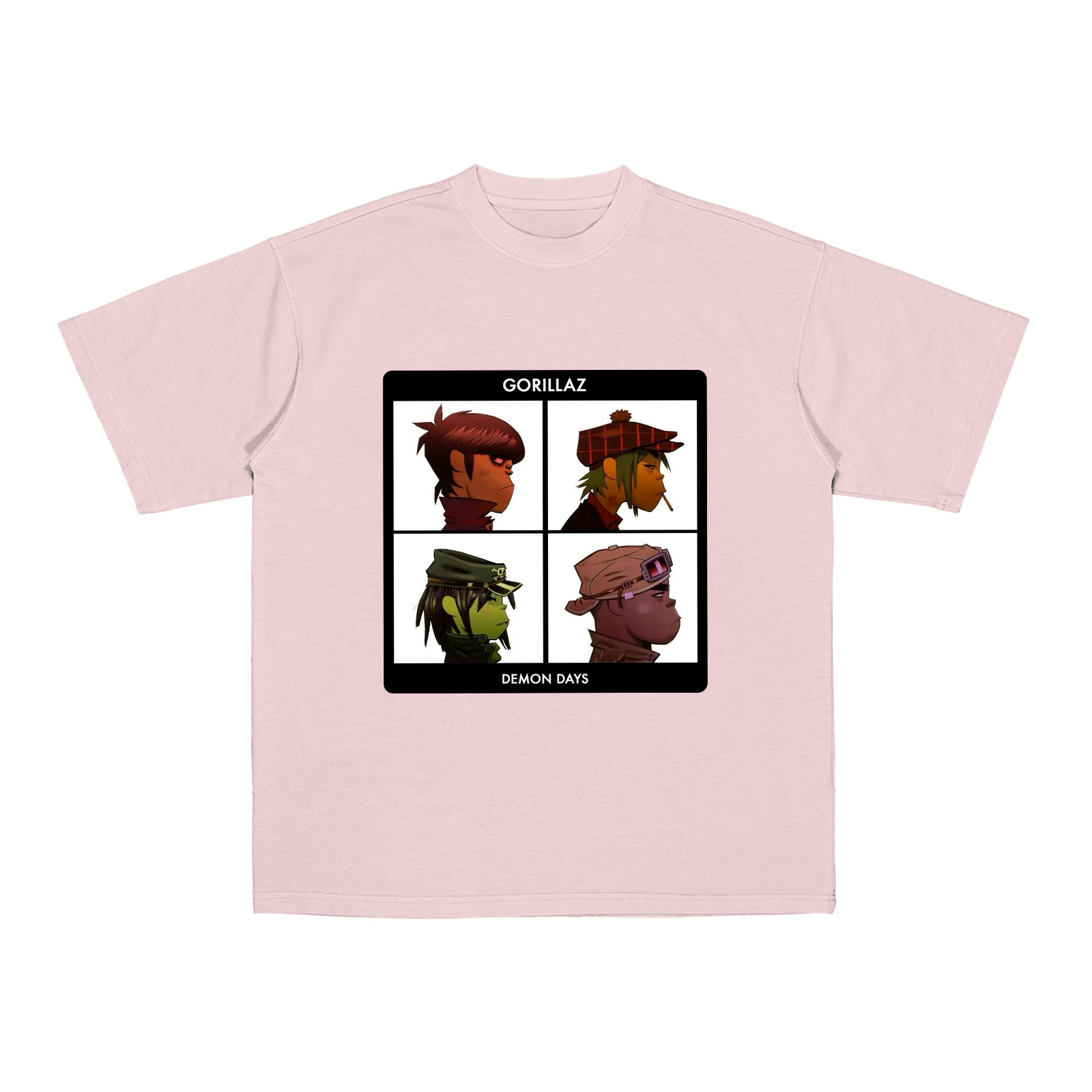 Gorillaz Demon Days  Cotton Unisex T-shirt