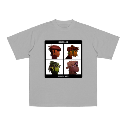 Gorillaz Demon Days  Cotton Unisex T-shirt