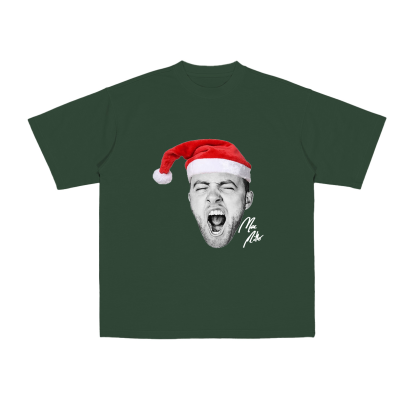 NEW Santa Christmas Mac Miller Big Face Signature  Cotton Unisex T-shirt