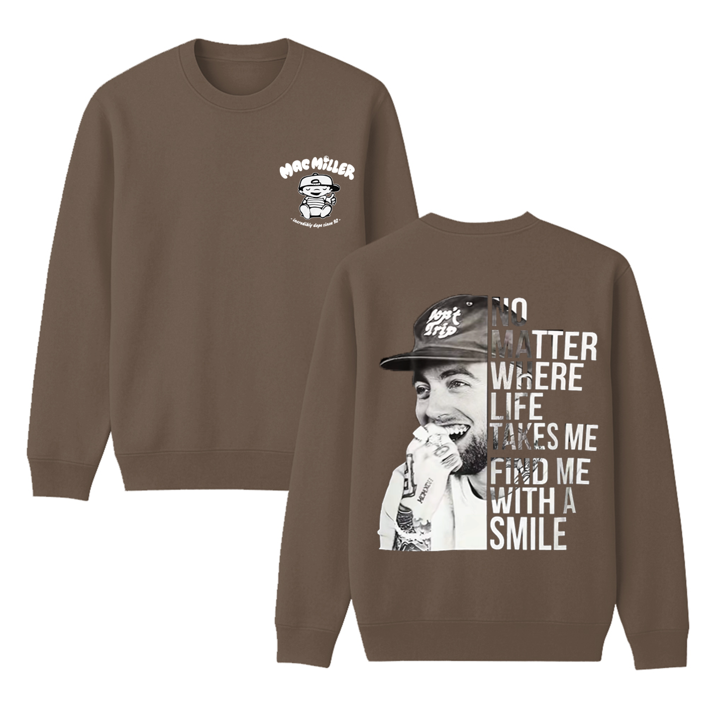 Mac Miller Unisex Cotton Creneck Sweatshirt