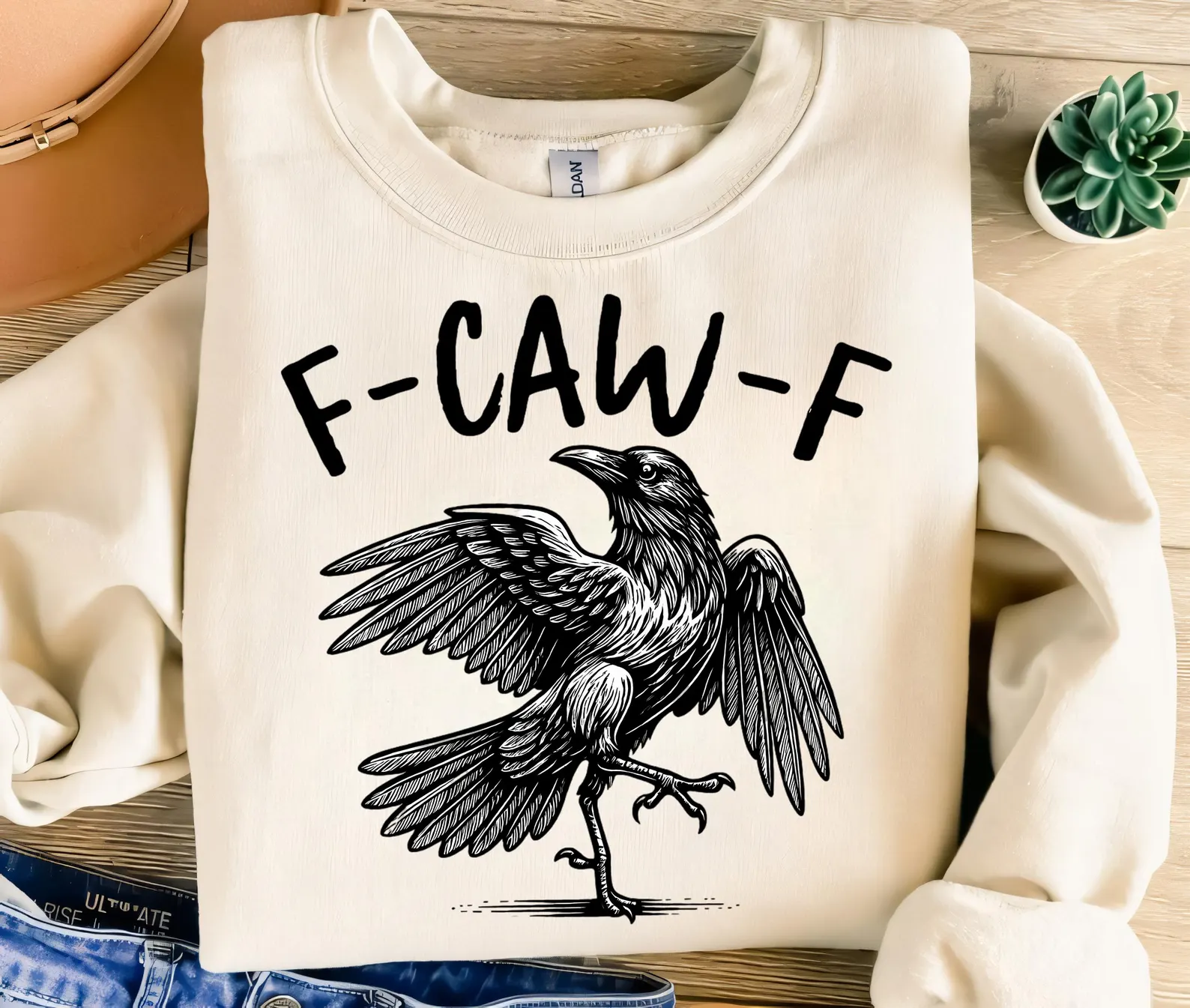 F-Caw-F Funny Crow Unisex T-shirt/Crewneck/Hoodie
