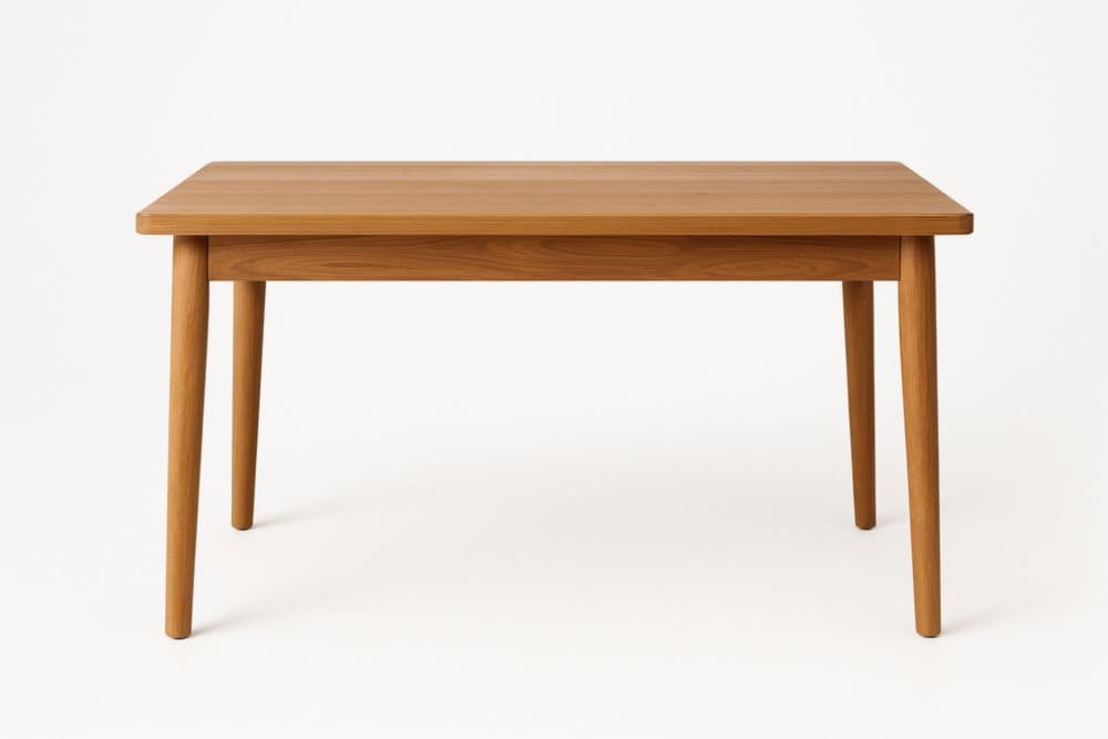 Tavolo da pranzo in legno massello rettangolare 120cm x 80cm x 75cm-Baronilta