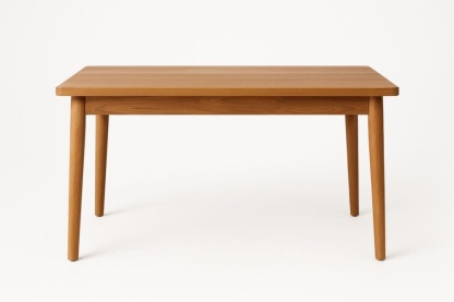 Tavolo da pranzo in legno massello rettangolare 120cm x 80cm x 75cm-Baronilta