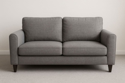 Divano 2 posti tessuto grigio Larghezza 145cm-Baronilta