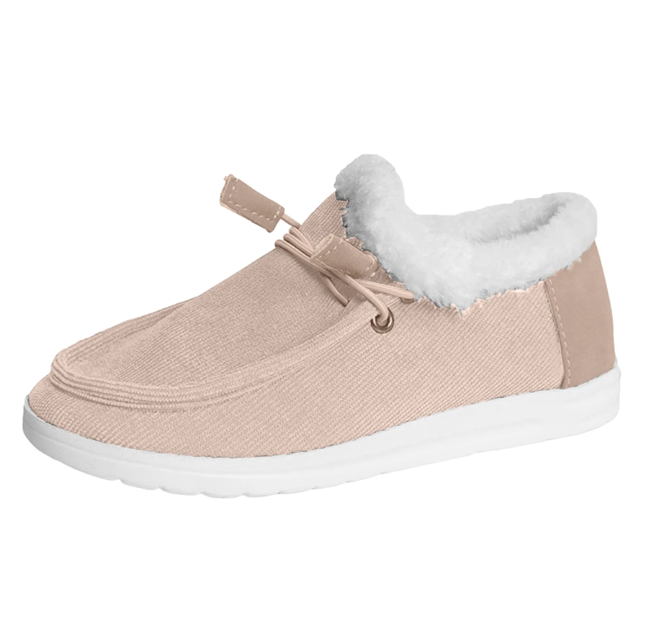 Winter Boots For Women Warm Snow Ankle Booties Slip On Outdoor Fur Lined Comfortable Fashion Casual Loafers Shoes