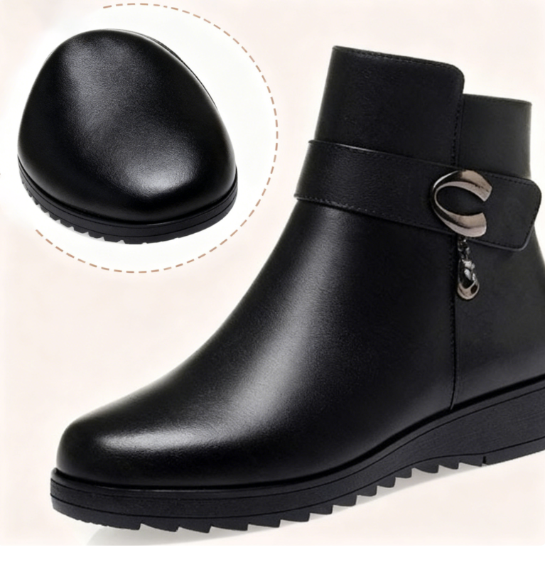 Women's Soft Sole Wedge Boots: Warm Winter Style