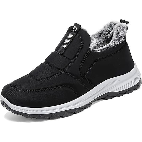 Winter Snow Boots Womens Mens Warm Fur Lined Anti-Slip Ankle Booties Walking Shoes Non-Slip Sneakers Outdoor Trekking Shoes