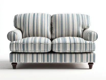 Sofá de 2 plazas tapizado en tela 165x95x95 cm - blanco/verde oscuro - diseño clásico