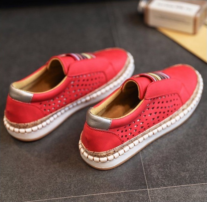 Women's Slip On Arch Support Orthopedic Walking Shoes