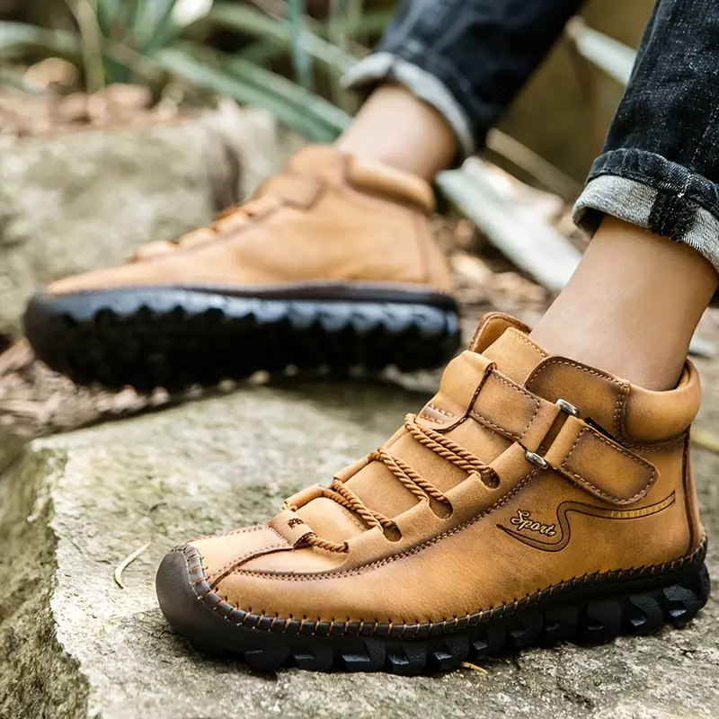 ??Mid Year Sale 50% Off?? Men's Fashionable Wear-resistant Non-slip Stitching Handmade Orthopedic Boots