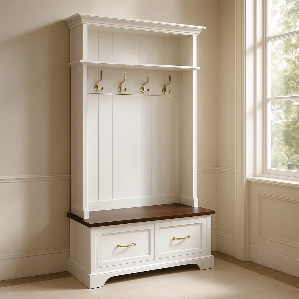Meubles d'entrée,Meubles d'entrée avec porte-manteau