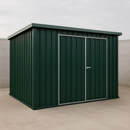 Capanno da Giardino in Acciaio zincato 245x210x195cm Verde-Renolivro