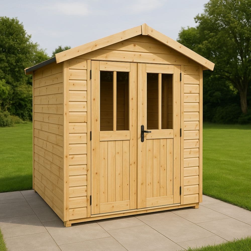 Capanno da Giardino in Legno Abete 210x180x240cm-Renolivro