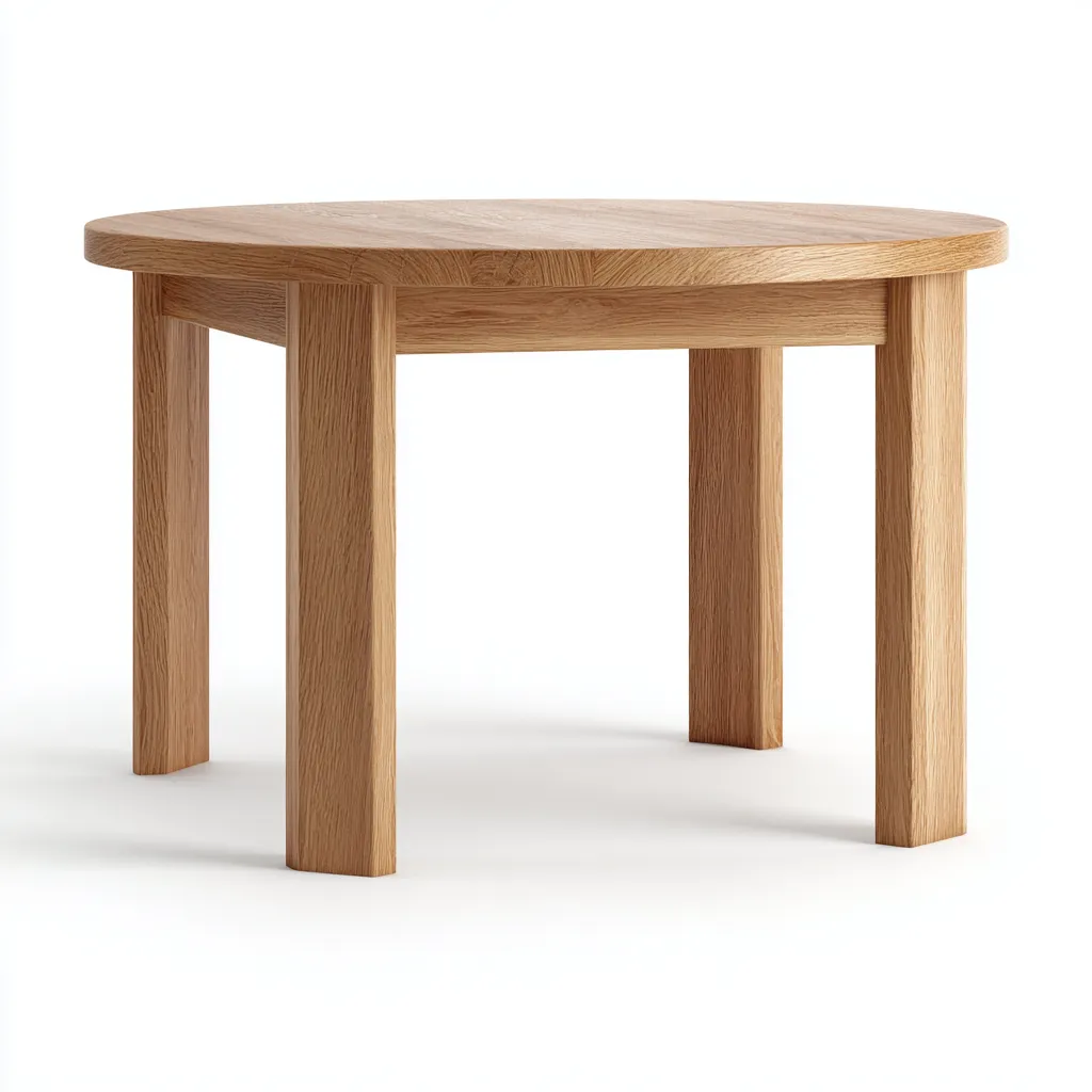 Tavolo da pranzo - legno massello - 90x90x75 cm - legno naturale - design moderno-Abodeosa