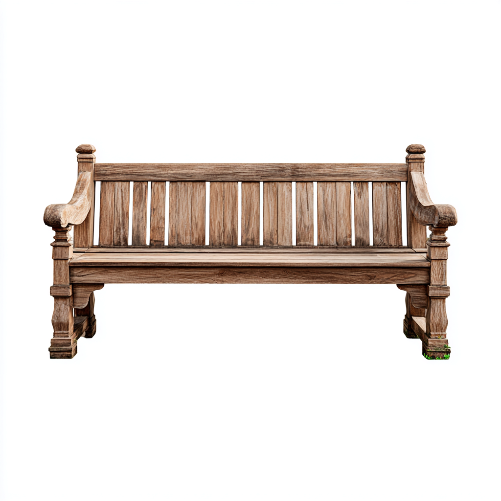 Panche da giardino legno 150x65x95 cm - marrone - design rustico-Abodeosa
