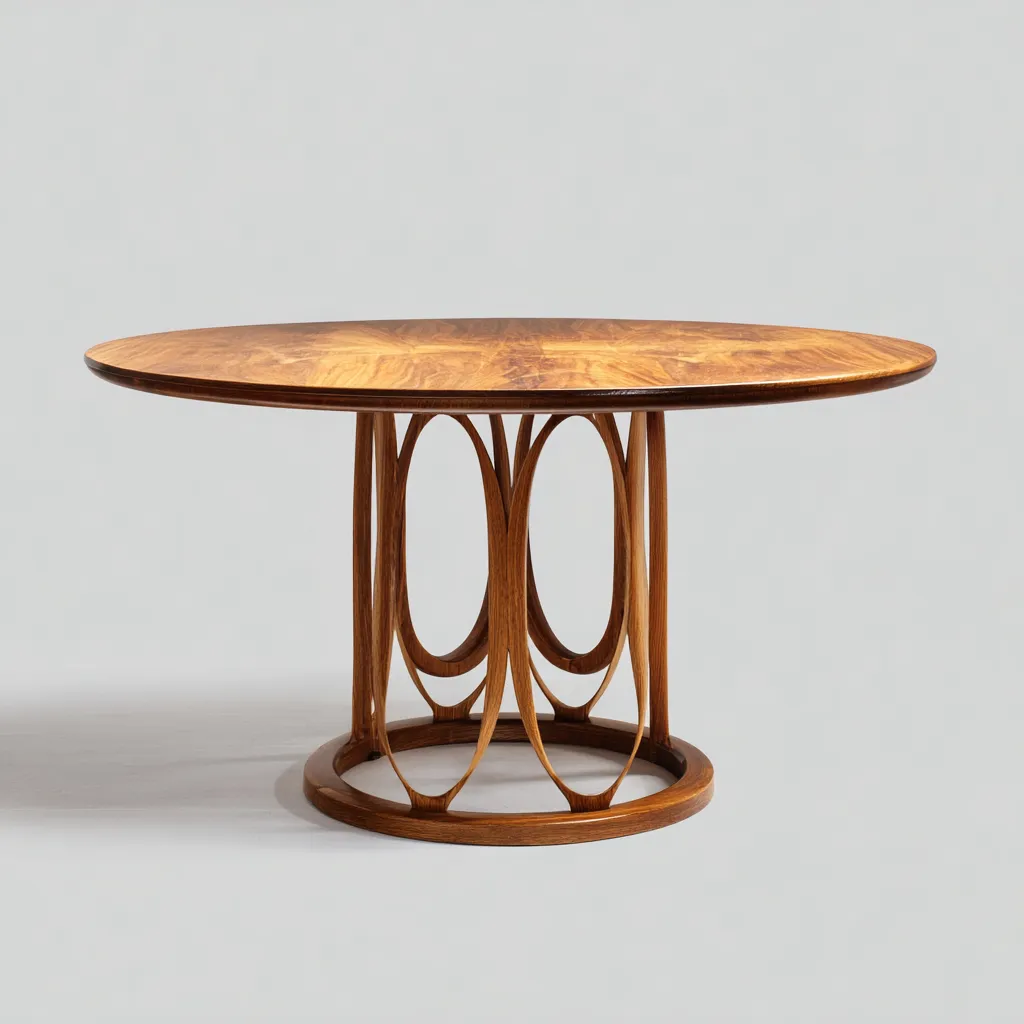 Tavolo da pranzo - legno massello - 130x130x76 cm - legno naturale - design moderno-Abodeosa