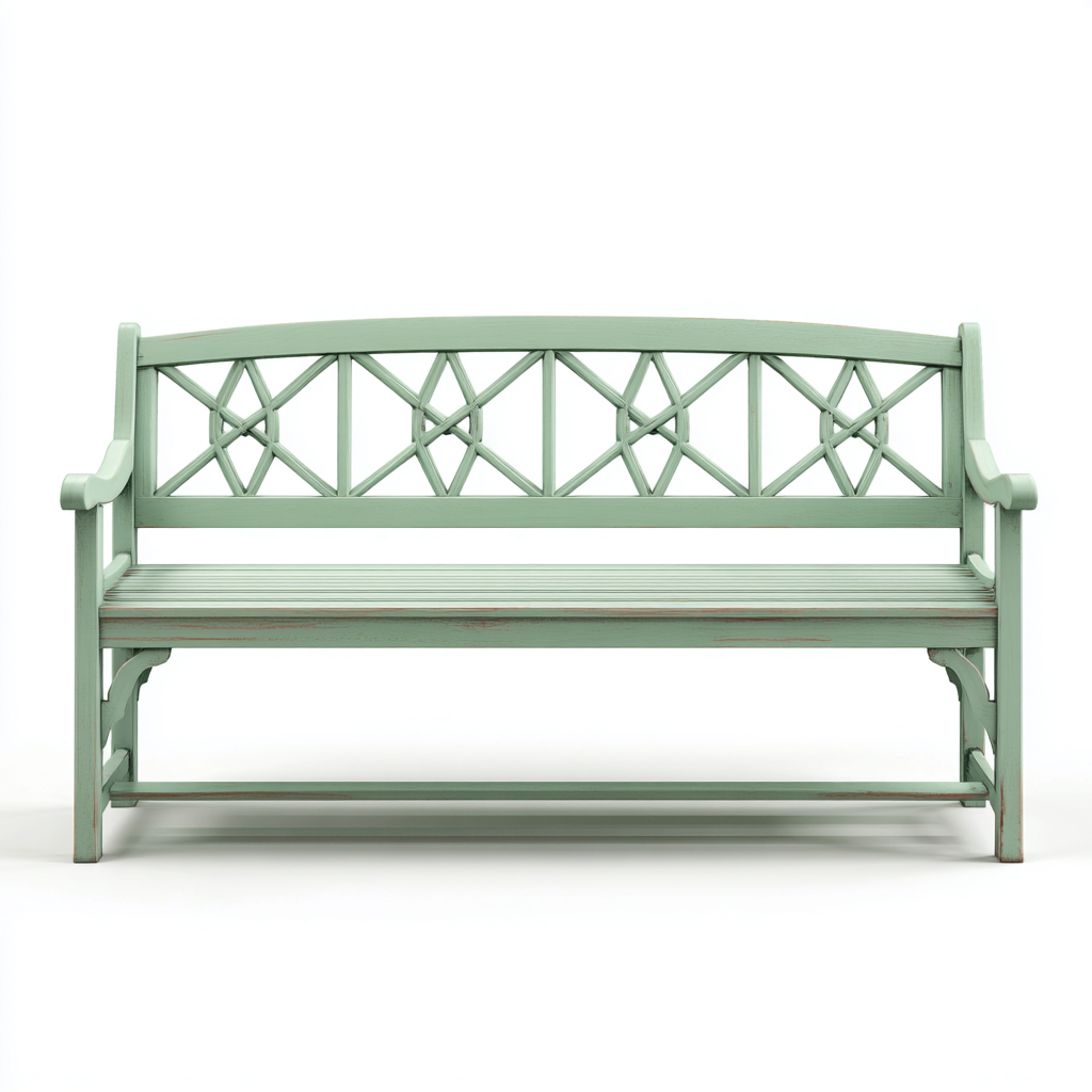 Panche da giardino legno 145x62x92 cm - verde chiaro - design decorativo-Abodeosa