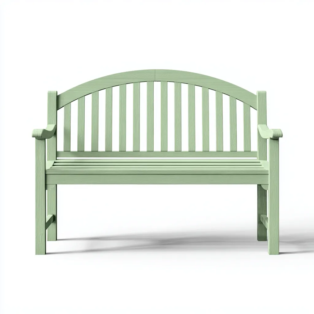 Panche da giardino legno 120x60x90 cm verde chiaro per esterni design classico-Abodeosa