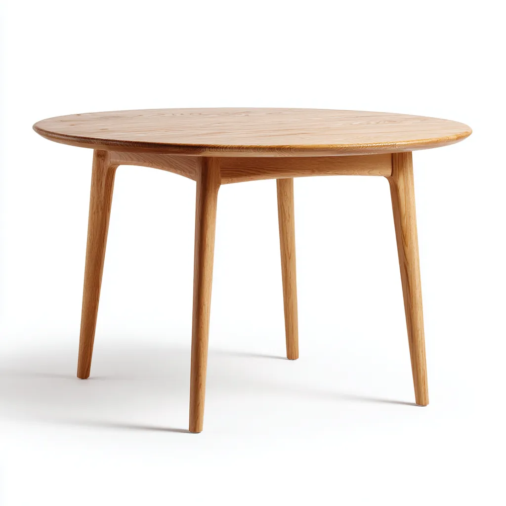 Tavolo da pranzo in legno 110x110x75 cm - legno naturale - design moderno-Abodeosa