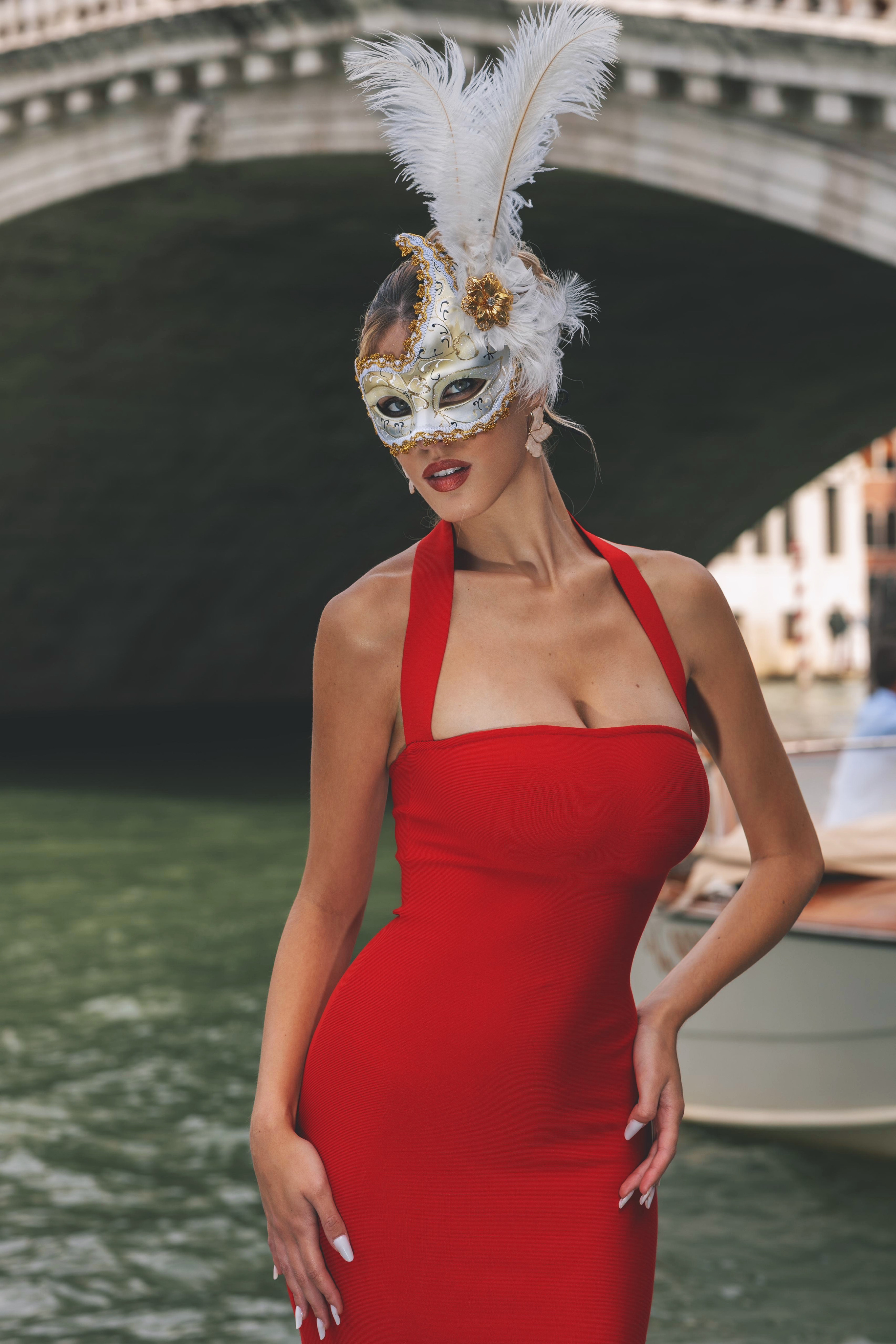 Rosee Sleeveless Bandage Midi Dress