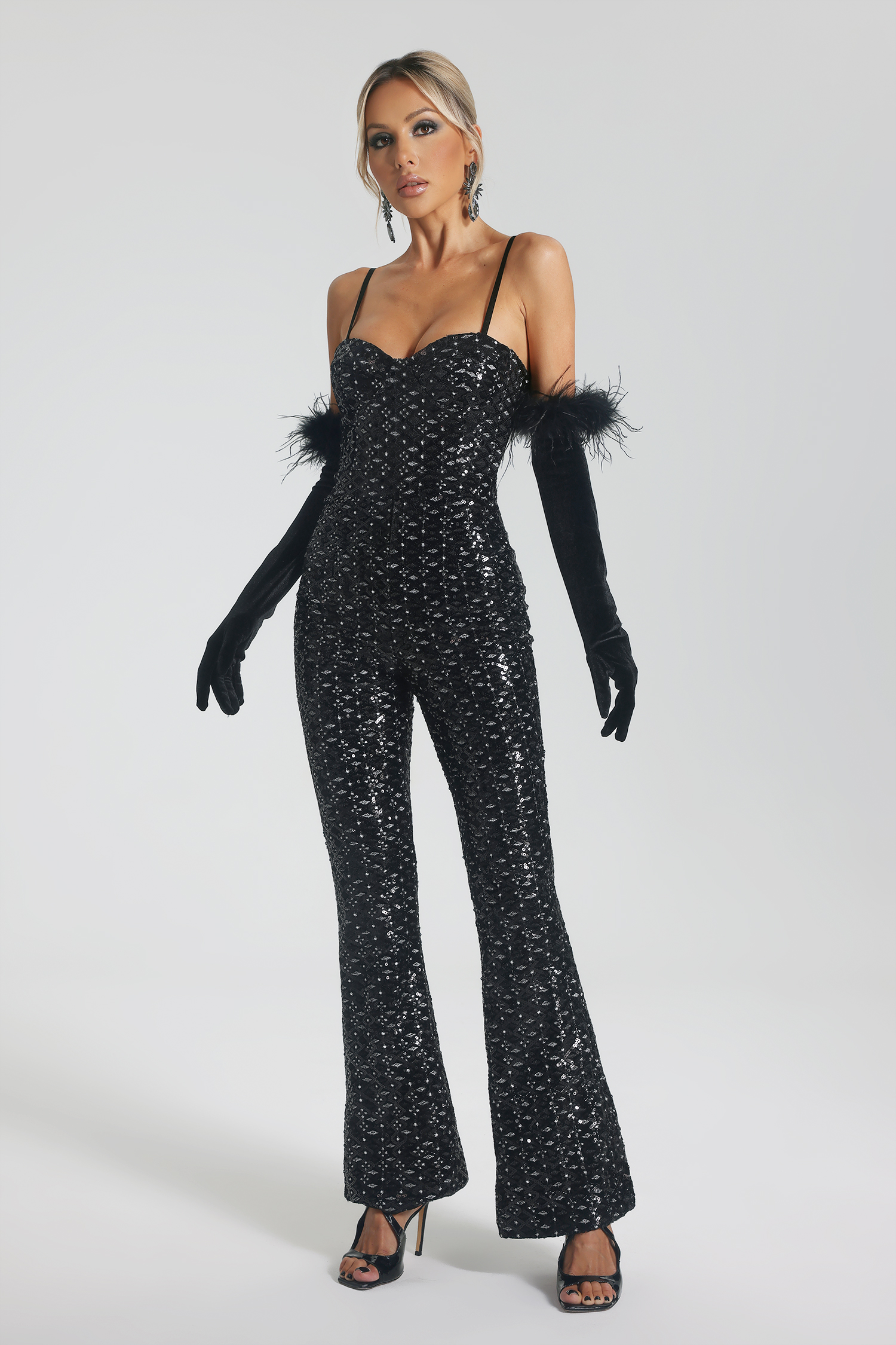 Eugenie Sequins Jumpsuit