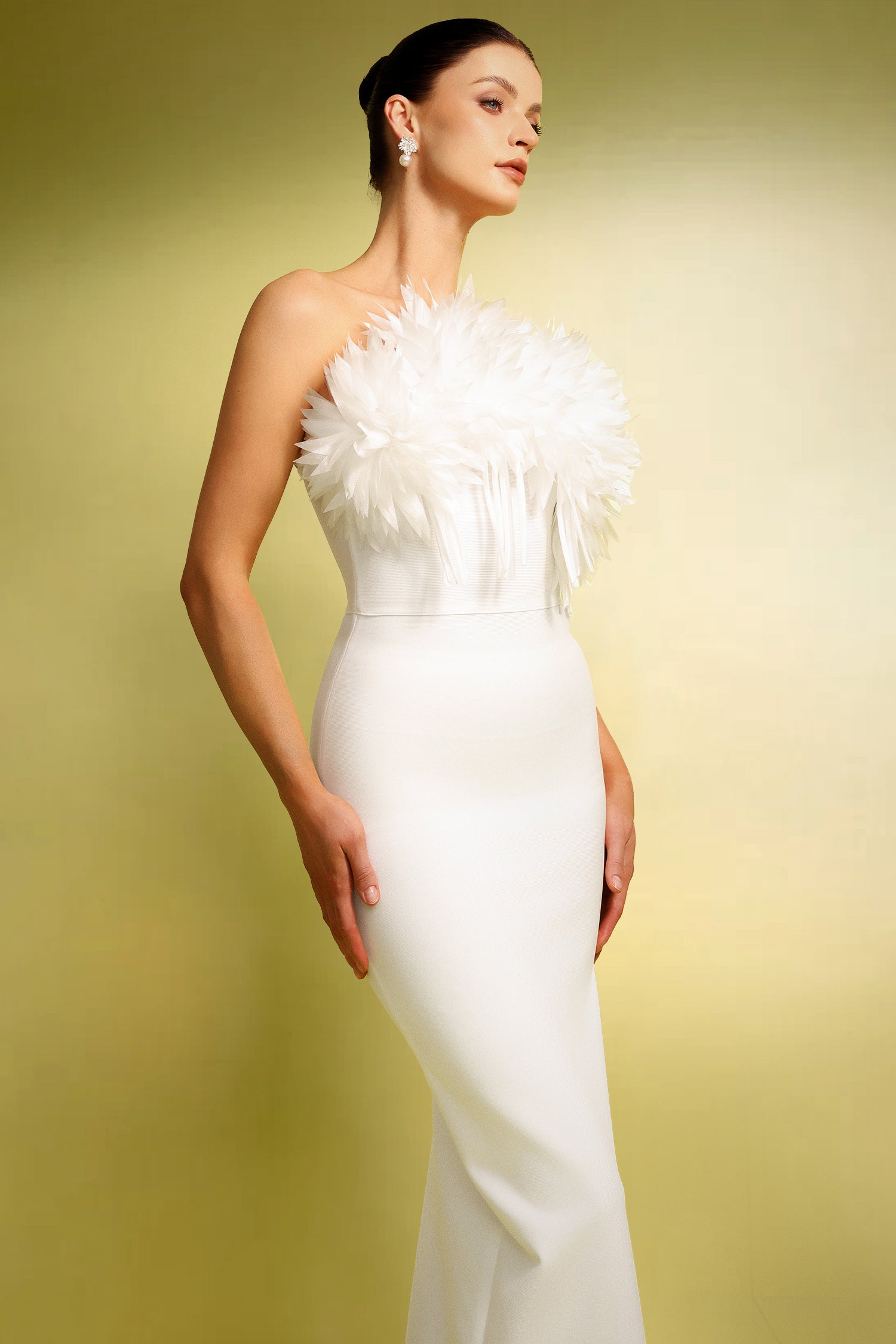 Rafik Sleeveless Flowers Tassels Bandage Maxi Dress