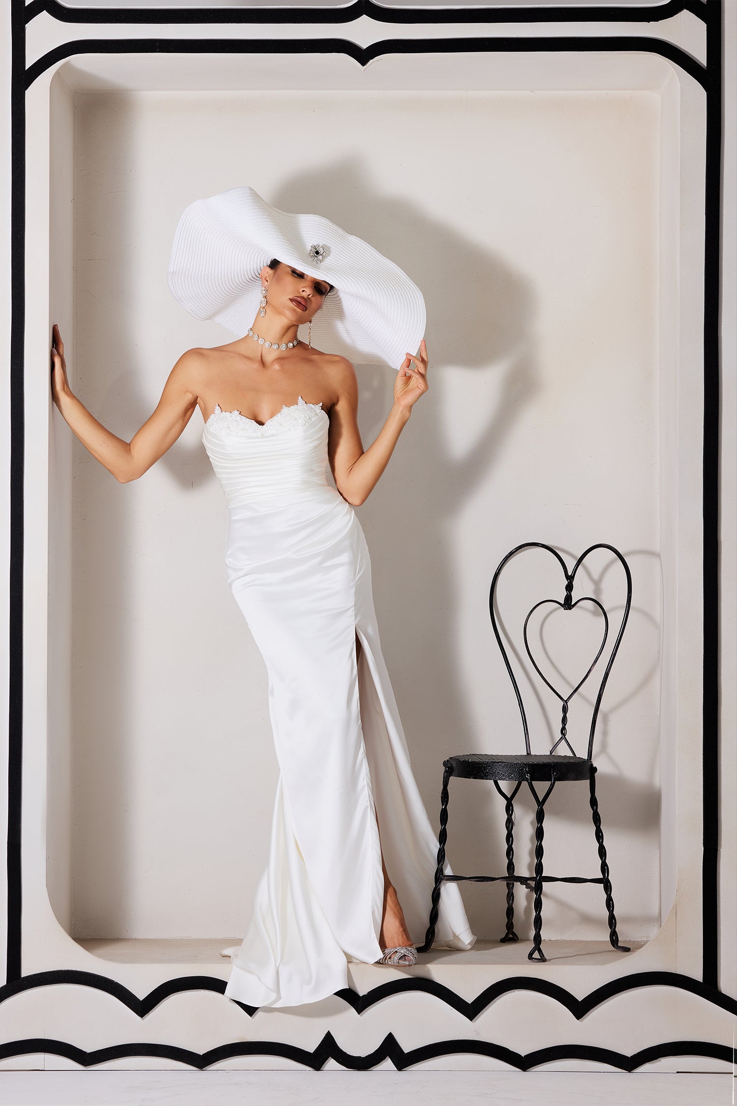 Dixie Fishtail High Slit Maxi Dress