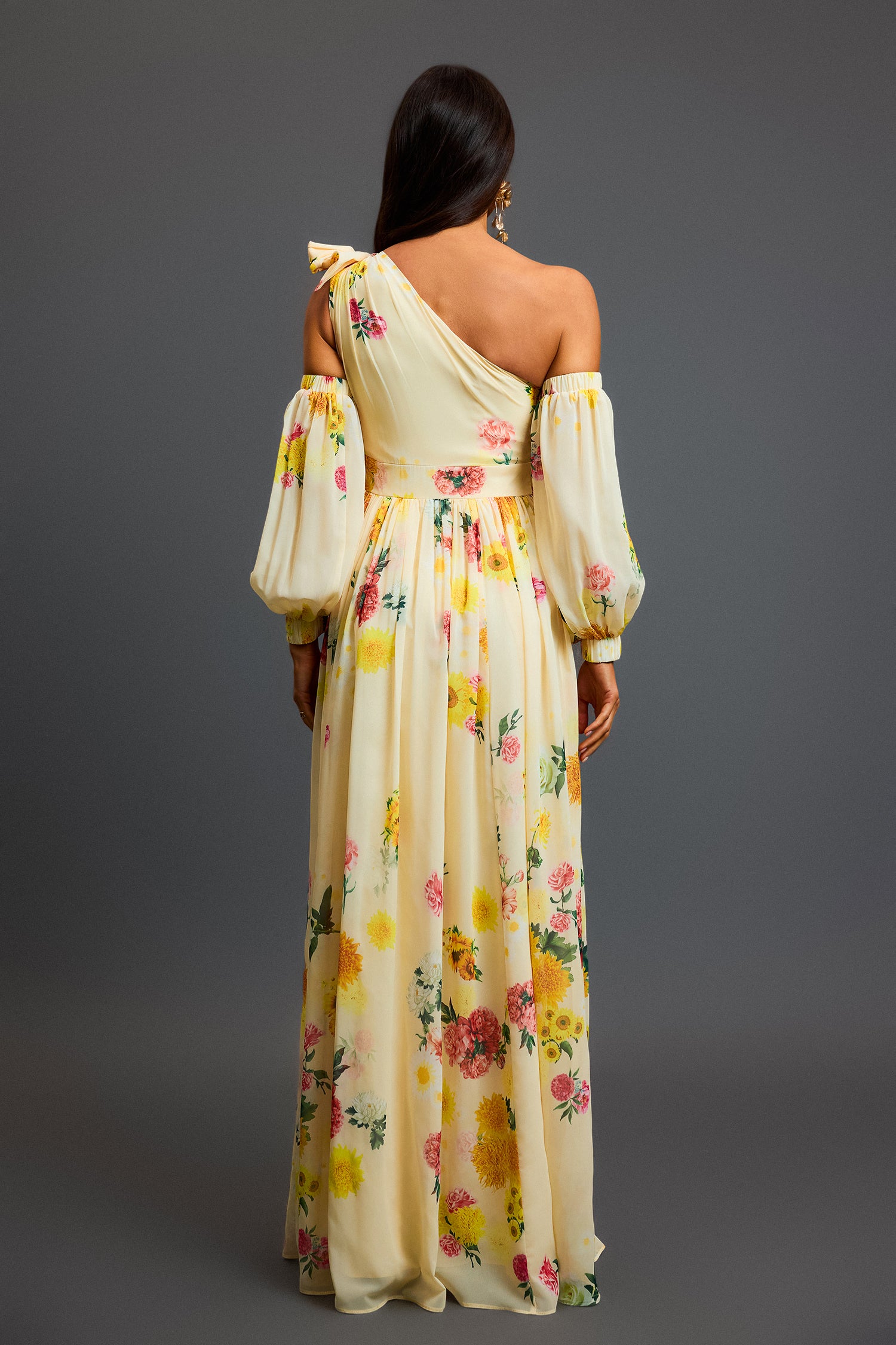 Waza Flowers Printed Maxi Dress