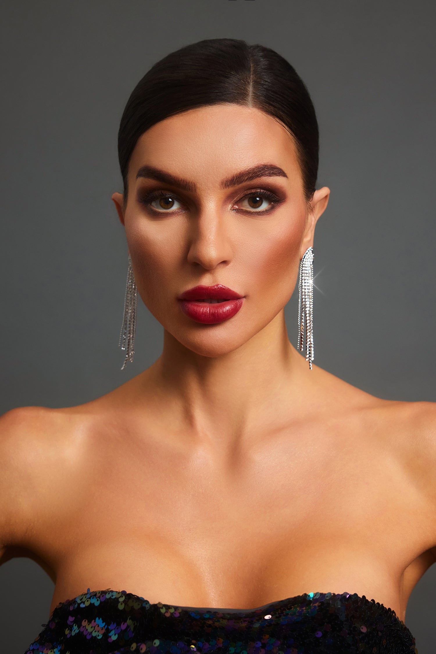 Rosie Diamond Tassel Maxi Earrings