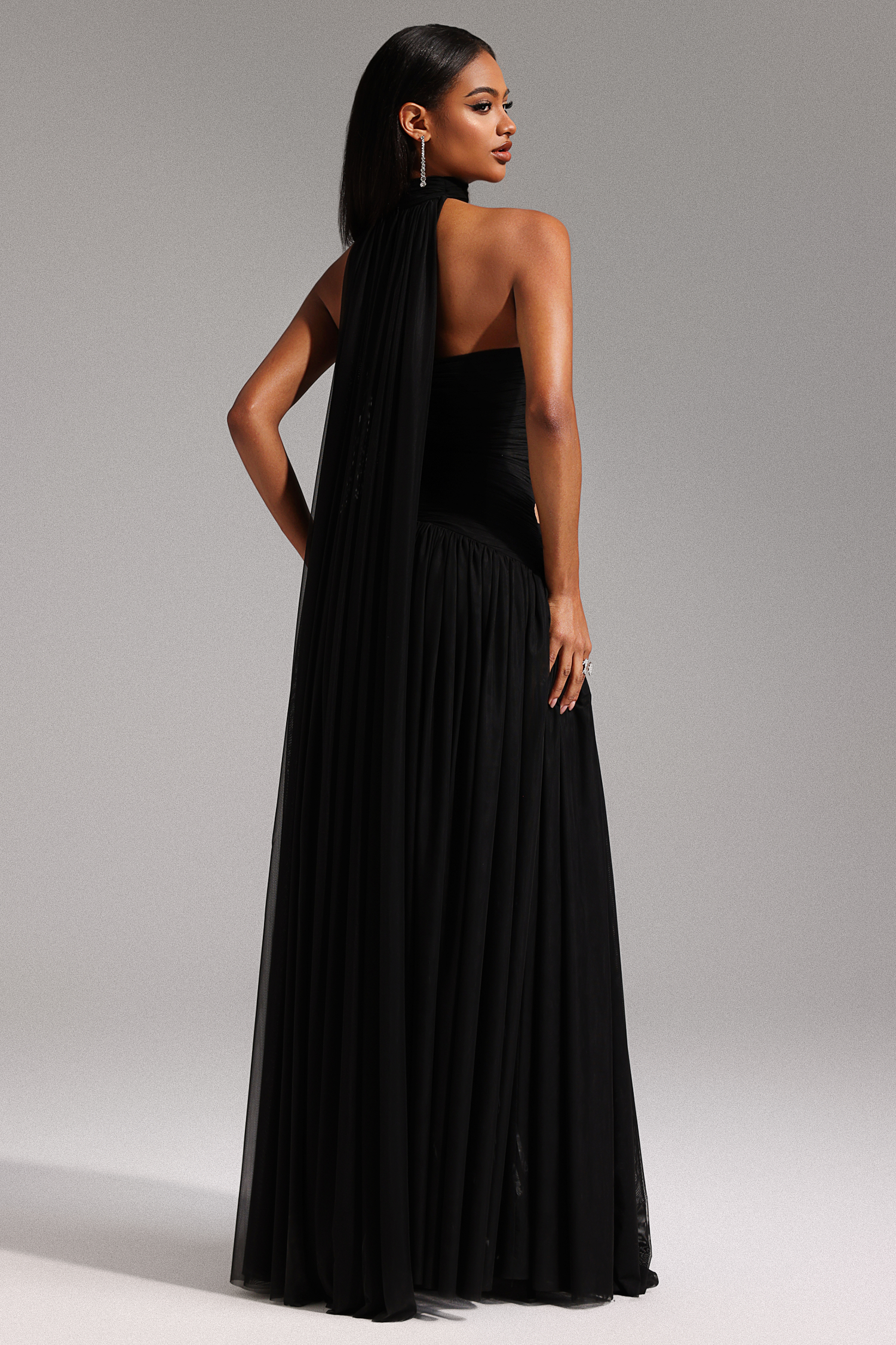 Neal Sleeveless Hollow Out Maxi Dress