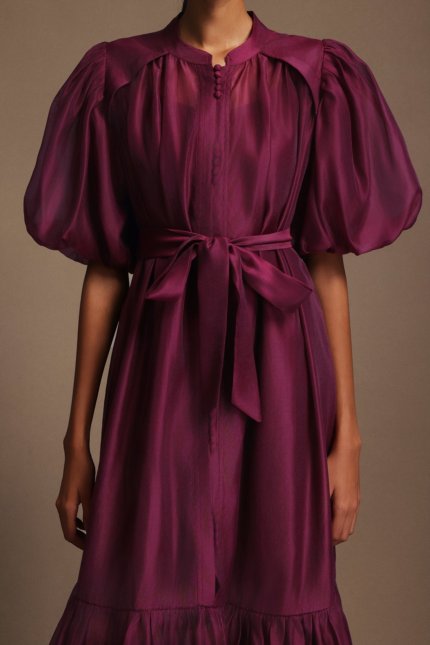 Dlasa Short Sleeves Round Neck Maxi Dress