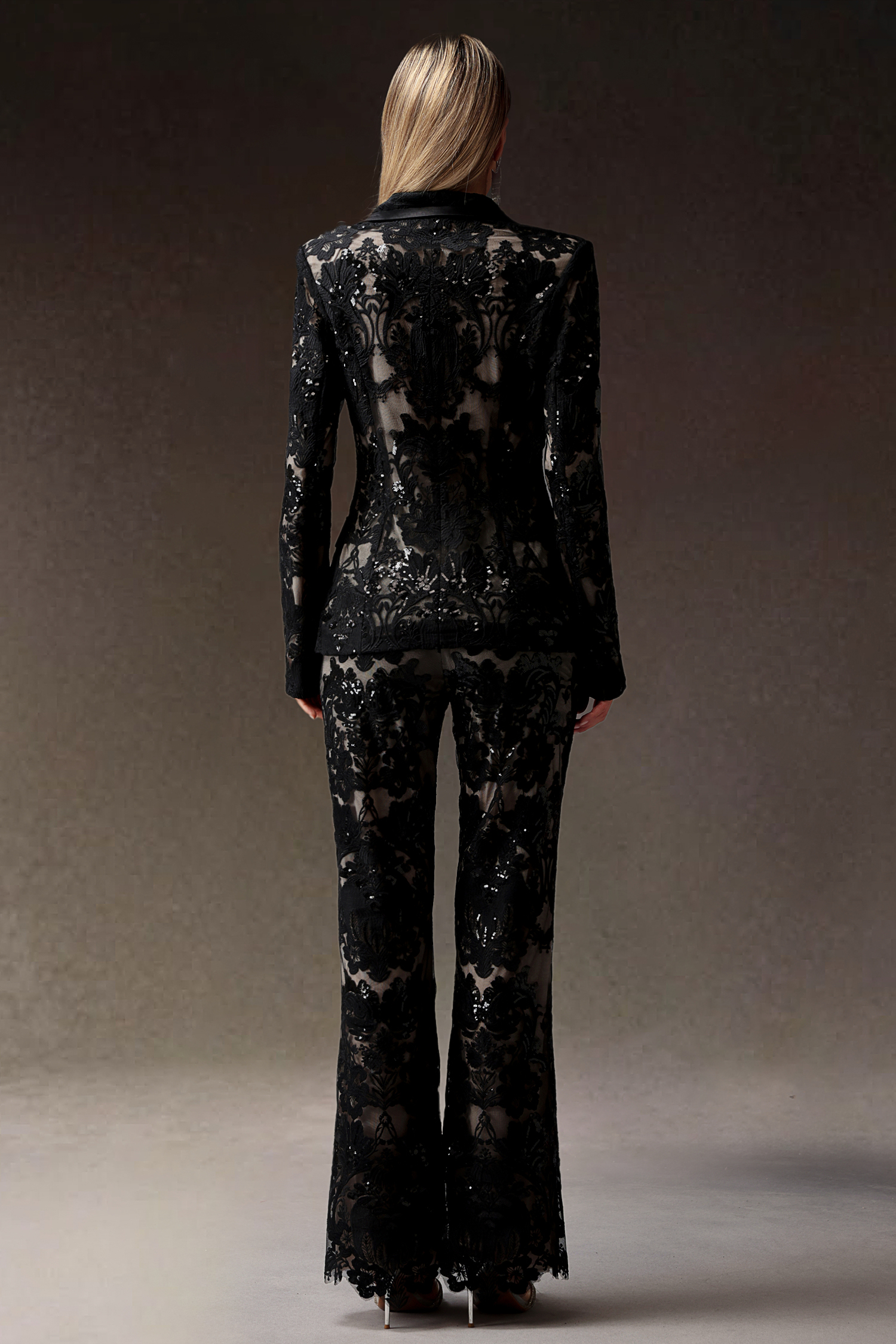 Rola V-neck Lace Printing Suit