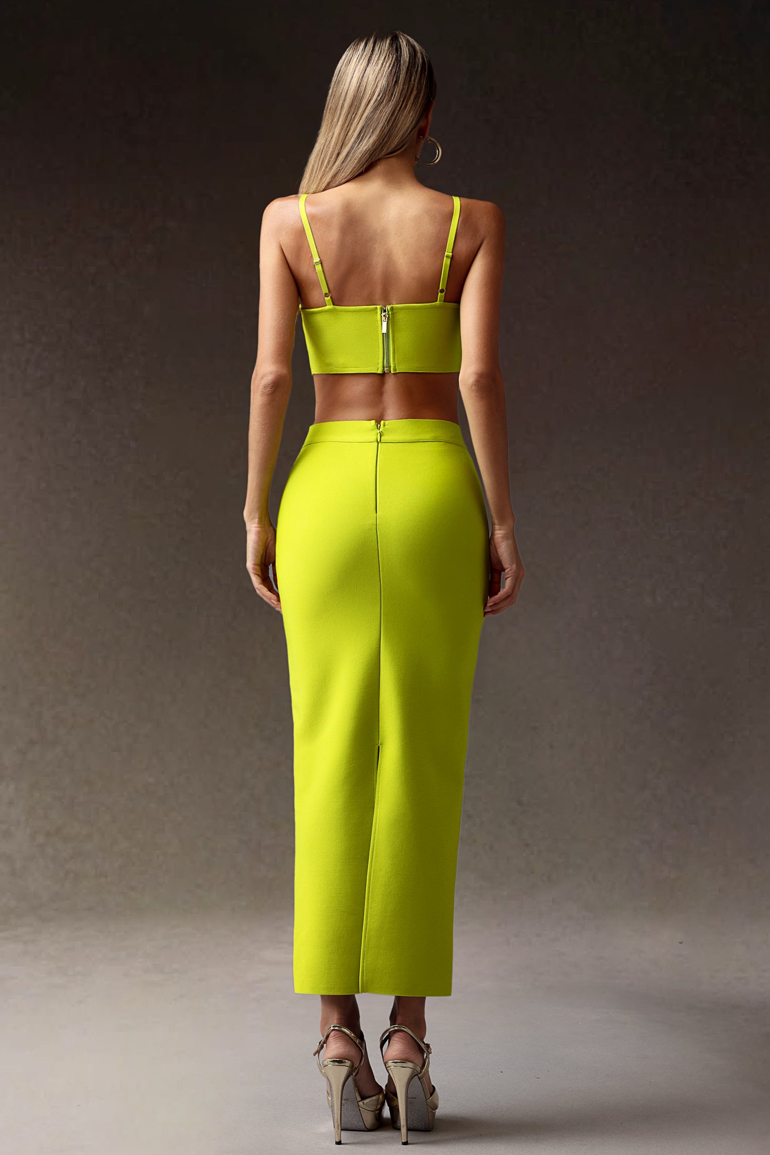 Sila Flowers Slim  Bandage Maxi Set