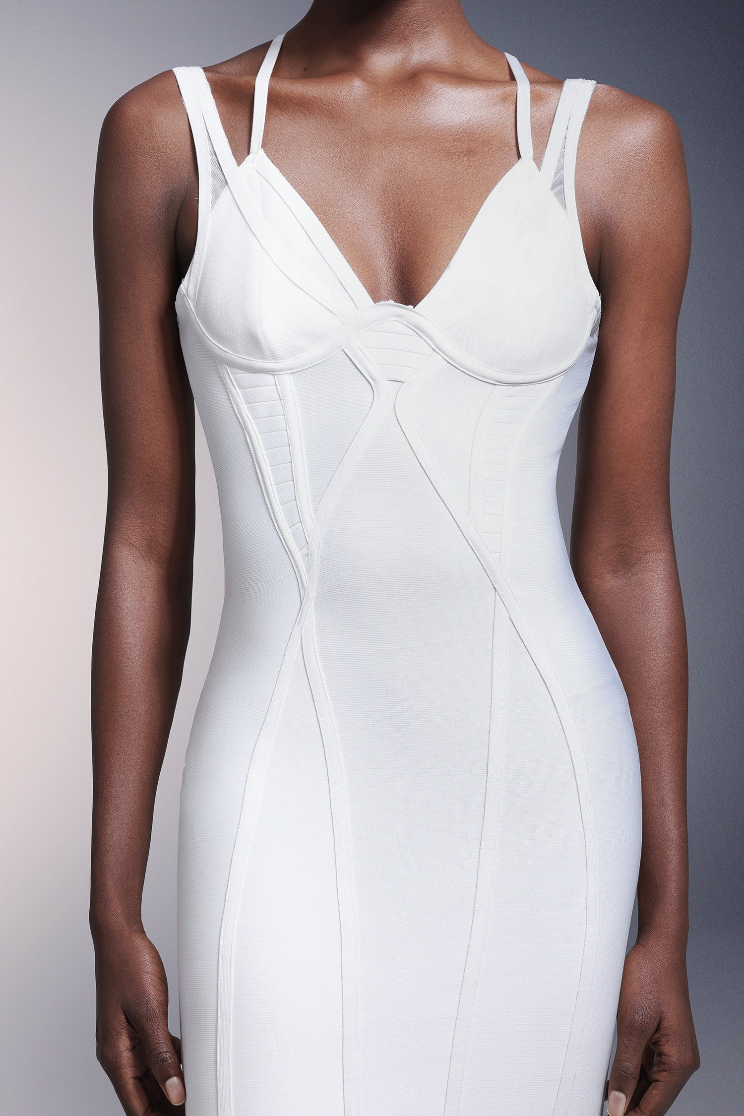 Jellay Sleeveless  Bandage Midi Dress