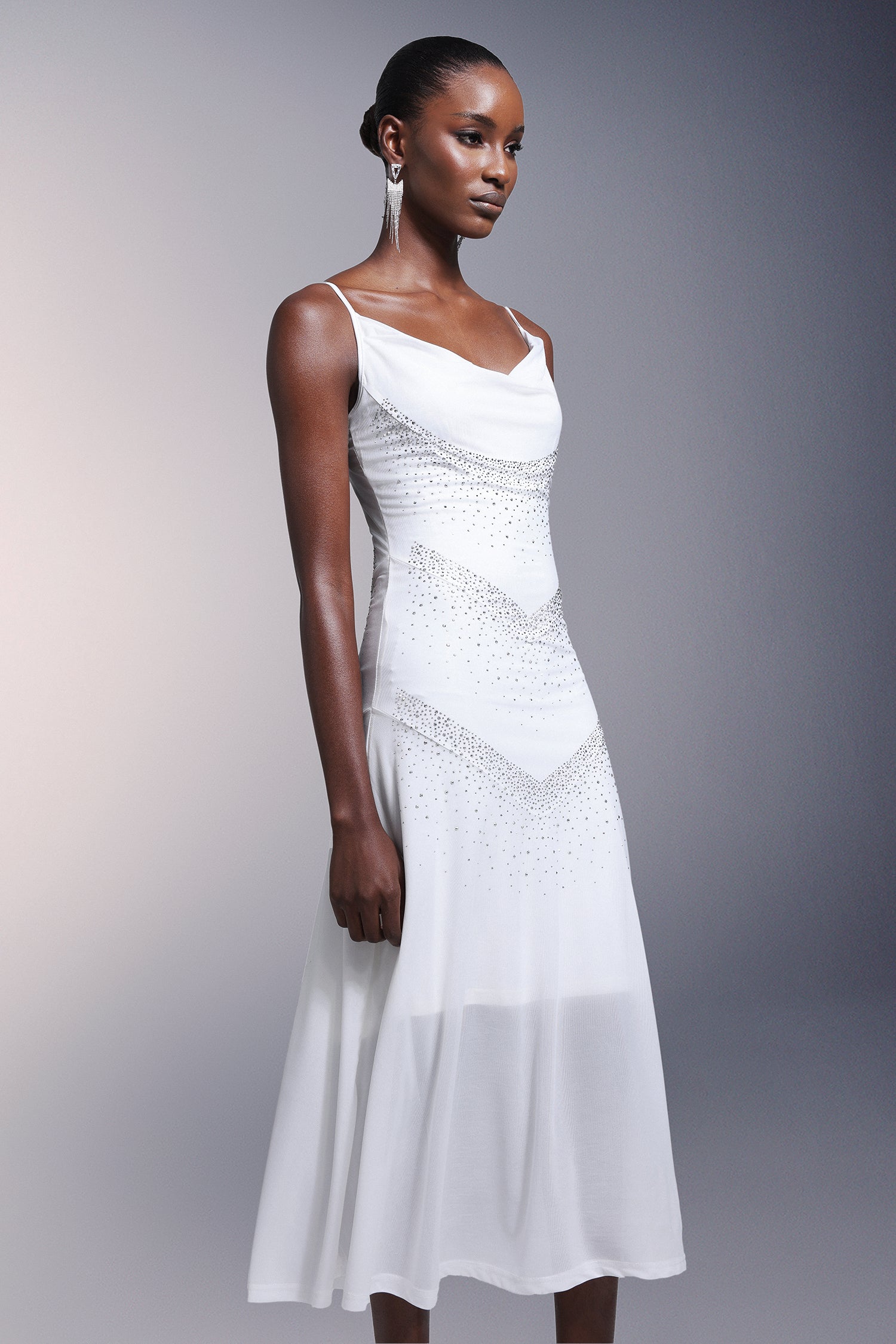 Kuller Diamond Sleeveless Midi Dress